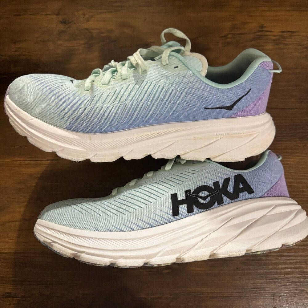 Hoka One One Rincon 3 Athletic Women's Shoes Size 8.5D Sunlit Ocean Running - Picture 1 of 9